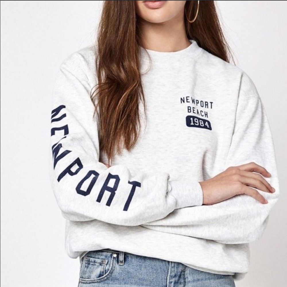 J Galt newport beach crew neck